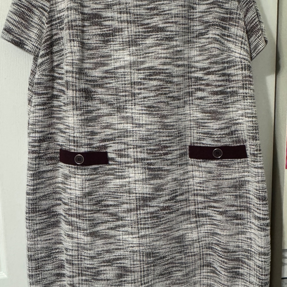 Connected Apparel Black and White Mini Dress